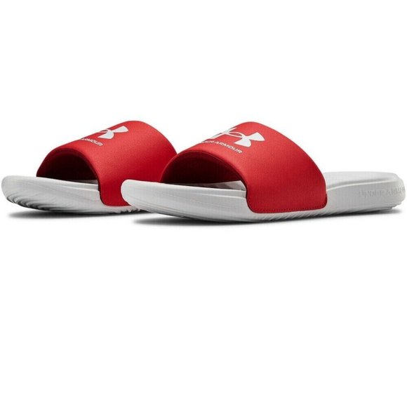 Under Armour Men's Sandals UA Ansa Fixed Strap Athletic Flip Flop Slide GRY 11 - Picture 2 of 13